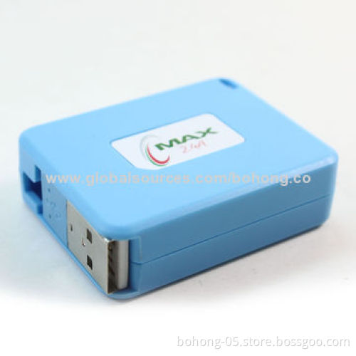 Quadrate Pull Car Charger, USB Port, 5V/850mAh, Can do White, Black, Green, Yellow and Orange